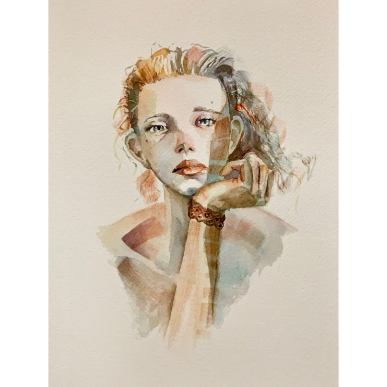 Watercolor Portrait - F1